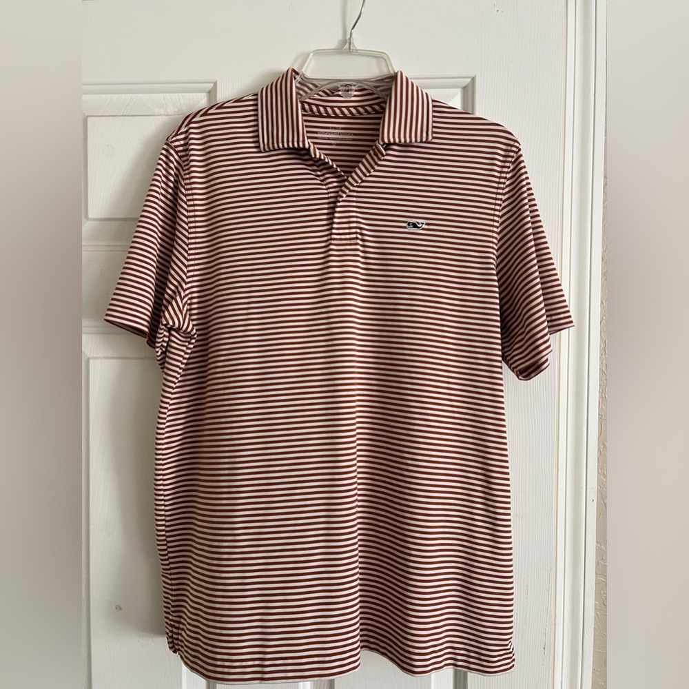 Vineyard Vines Boys' Bradley Stripe Sankaty Polo